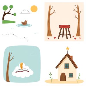 Plansze z ilustracjami (zestaw 4)