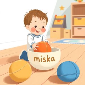 Zabawa "aport" — scena