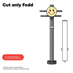 Szablon słupów energetycznych do złożenia (Template)