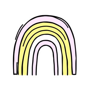 Szablon dużej tęczy (do wspólnej pracy)