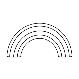 Szablon dużej tęczy (do wspólnej pracy)