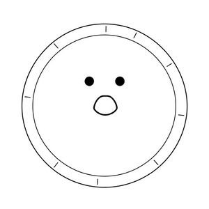 Szablon talerzyka — okrąg do ozdabiania