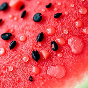 Zbliżenie miąższu arbuza — tekstura do dotyku