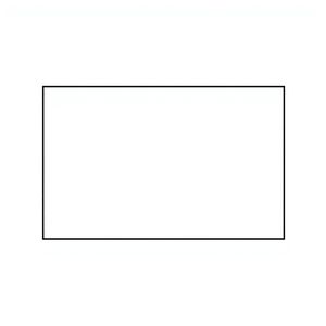 Kontur prostokątnej flagi - szablon A4