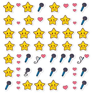 Arkusz naklejek uznania