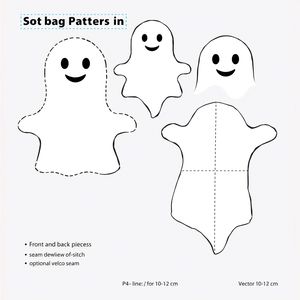 Szablon woreczka 'duszek' (beanbag)