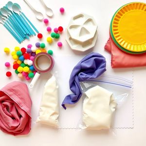 Materiały — flatlay przygotowań