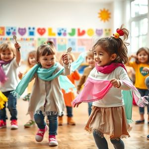 Stacja 4 — Taniec łyżeczek i chust