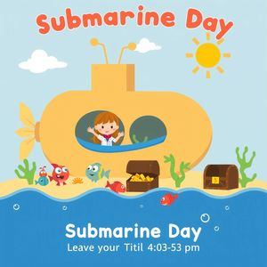 Plakat zajęć: Dzień Łodzi Podwodnej