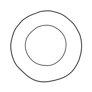 Duża papierowa pizza — szablon