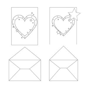 Szablony laurek i kopert — Poczta życzeń