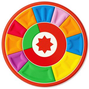 Dywanik do siedzenia w kole (widok z góry)