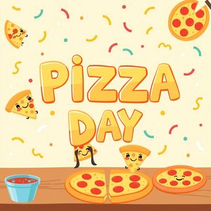 Baner tytułowy 'Dzień Pizzy' do sali