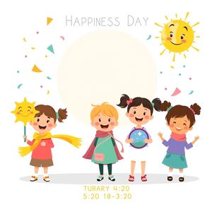 Plakat: Dzień Szczęścia