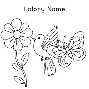 Strona do kolorowania: wiosenny zestaw