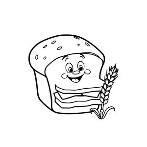 Kolorowanka: 'Mój chleb'