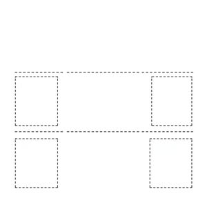 Mini książeczka — pusty szablon stron