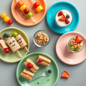 Zdjęcie referencyjne: Gotowe przekąski na talerzu