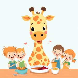Okładka: Dzień Żyrafy — Kulinarne zabawy
