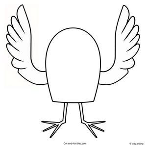 Szablon — ciało i skrzydła