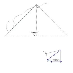 Szablon papierowego samolotu — proste złożenie