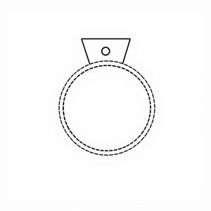 Szablon medalu — prosty do druku (okrąg)