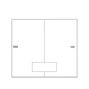 Szablon składanej książeczki (do wydruku)