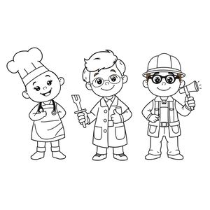 Kolorowanka: Zawody (3 strony)