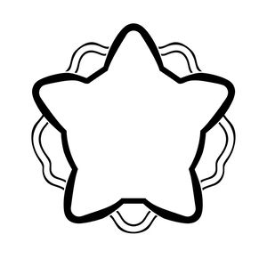 Szablon odznaki do wycięcia