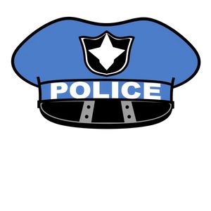 Szablon czapki/opaski policyjnej