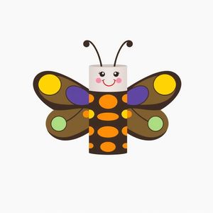 Owijka na rolkę: tułów motyla (do wydruku)