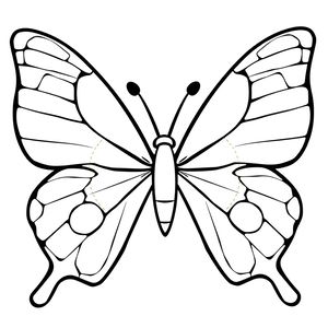 Szablon: skrzydła motyla do wycięcia (A4)