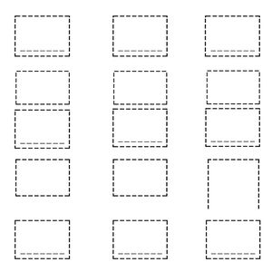 Szablon znaczka do wydruku