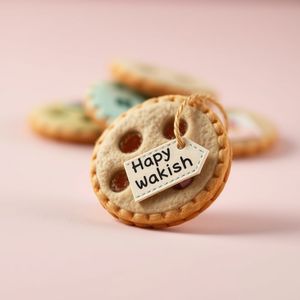 Małe pamiątkowe ciasteczko - ilustracja