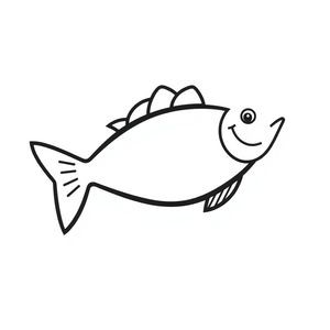 Szablon wyciętej rybki (do druku)