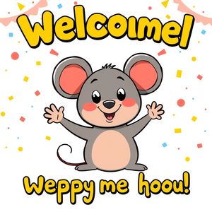 Plakat powitalny — Dzień Myszki Miki