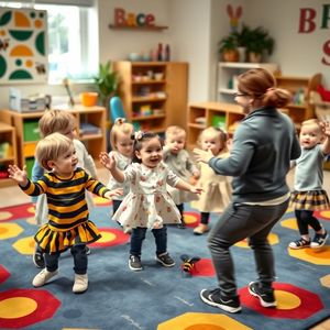 Taniec i lot pszczół — zabawa ruchowa