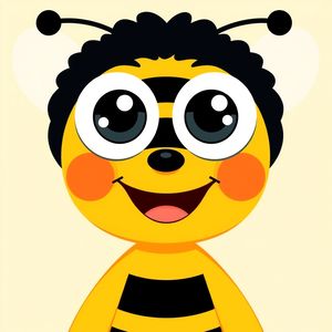 Duży plakat / maskotka pszczoły