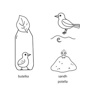 Kolorowanki prostych obiektów