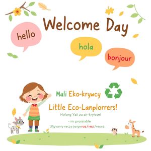 Plakat powitalny — Dzień Języków Obcych