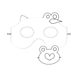 Szablon maski do druku