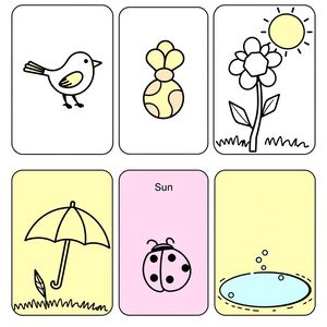 Karty sensoryczne — Poszukiwanie wiosny