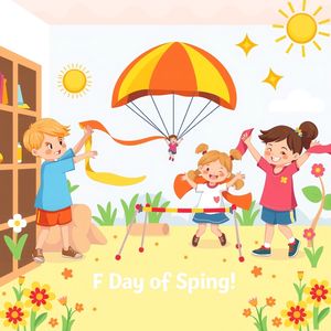 Plakat zajęć — Pierwszy Dzień Wiosny