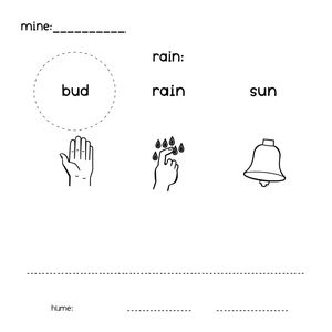 Wiosenne opowiadanie — szablon storyboardu