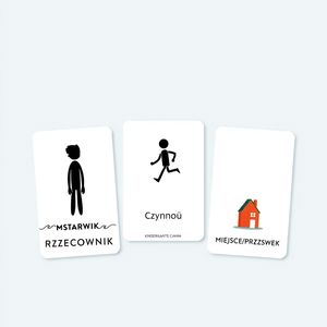 Karty kategorii do budowania zdań