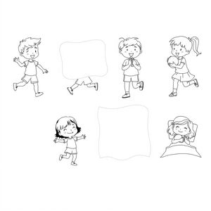 Kolorowanki z ruchami (zestaw)