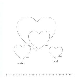 Szablony serc do wycięcia