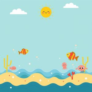 Plakat: Dzień Oceanów — tytuł