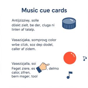 Karta piosenki i gestów