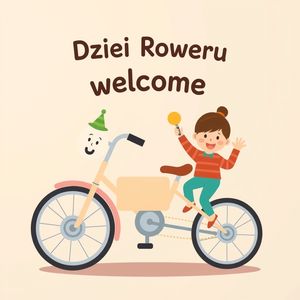 Plakat powitalny — Dzień Roweru